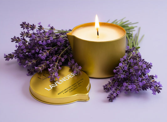 L'Fem Massage Candle 8oz - #04 Lavender 5 pcs