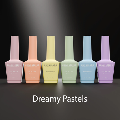 LGND Gel Polish .5oz Set 6 Dreamy Pastels