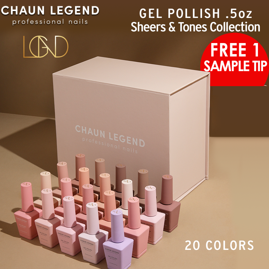 LGND Gel Polish .5oz Sheers & Tones Collection 20 colors x $12.99 + Sample Tip