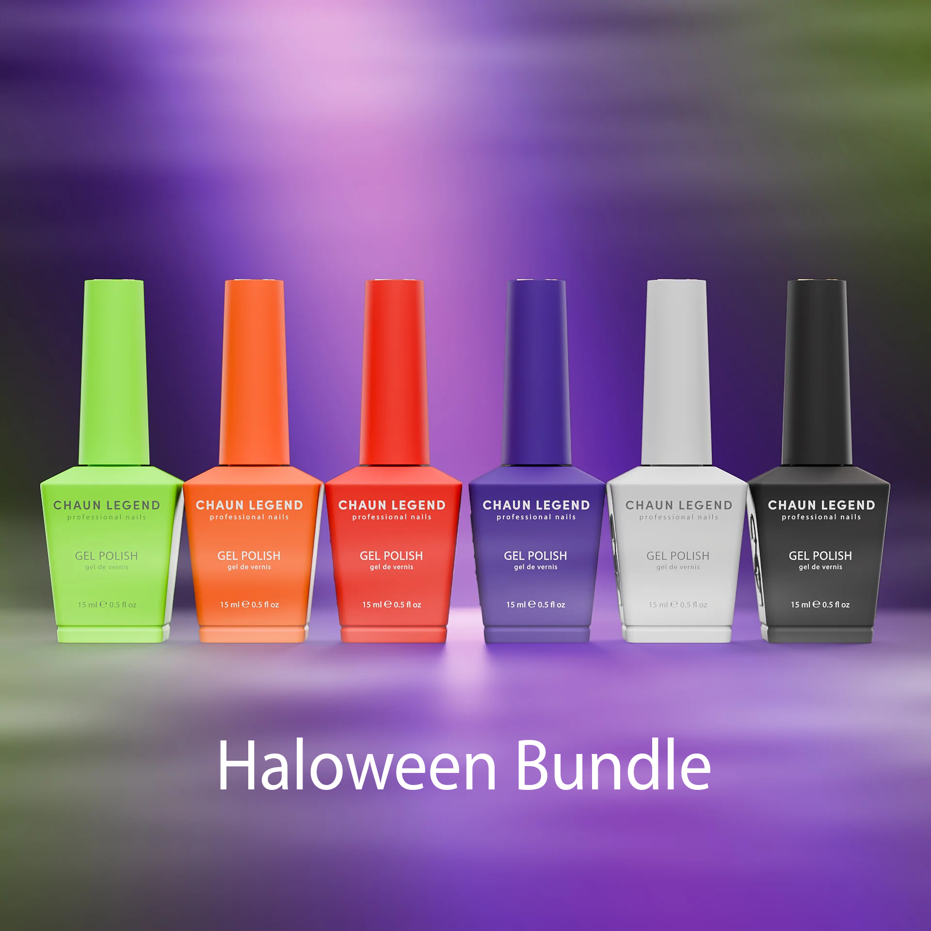 LGND Gel Polish .5oz Set 6 Halloween Bundle