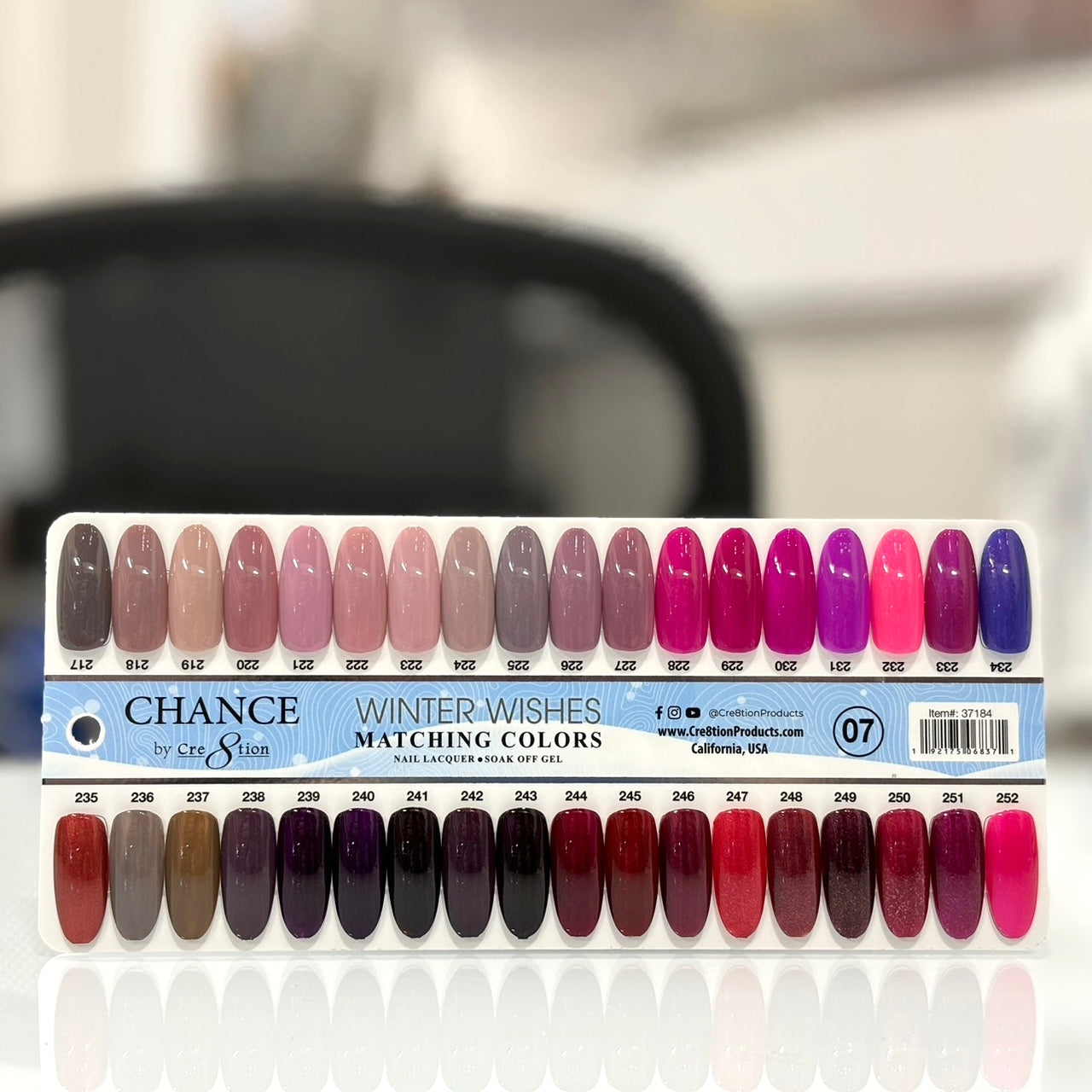 Chance Matching Duo 0.5oz - 36 Colors ( #217 - #252 ) Winter Wishes Collection