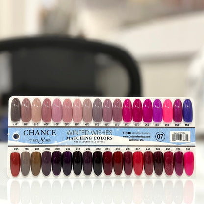 Chance Matching Duo 0.5oz - 36 Colors ( #217 - #252 ) Winter Wishes Collection