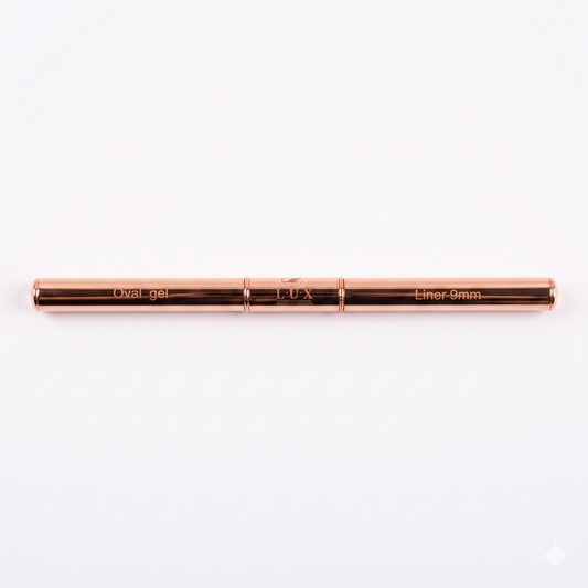 LUX Oval Gel & Liner 9mm Nail Brush