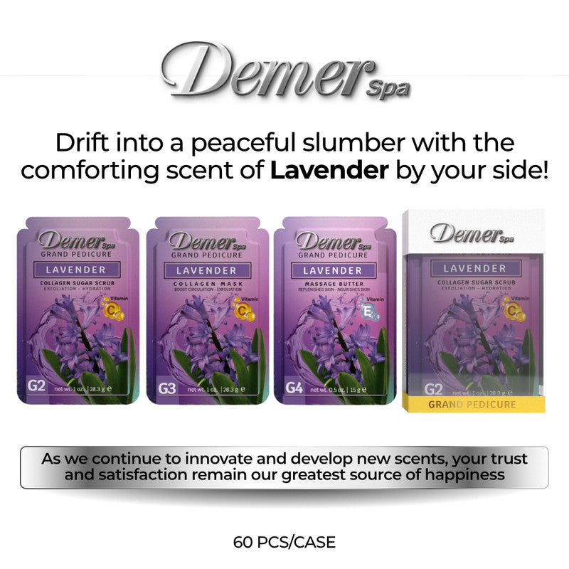 Demer Deluxe Pedi 4in1 - Case/60sets - Lavender