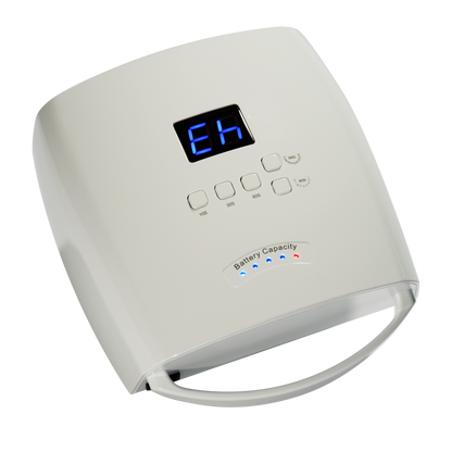 WHITE Cordless Rechargeable UV/LED Lamp — WHITE LIGHT