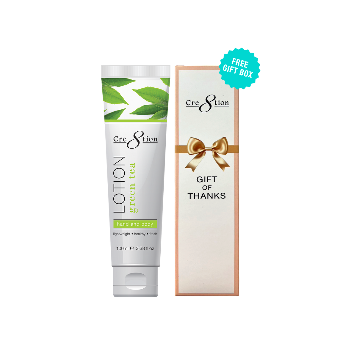 Cre8tion Hand & Body Lotion 100 ml/fl. 3.3oz - Gift box Free