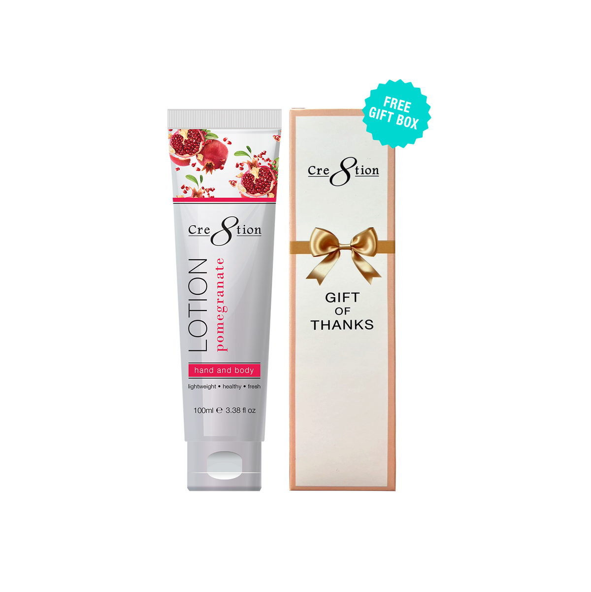 Cre8tion Hand & Body Lotion 100 ml/fl. 3.3oz - Gift box Free