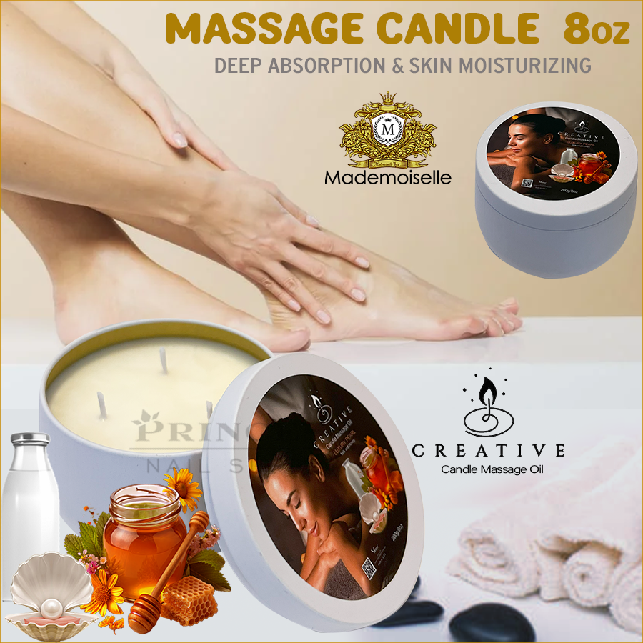 Mademoiselle Massage Candle 8oz Luxury Pearl