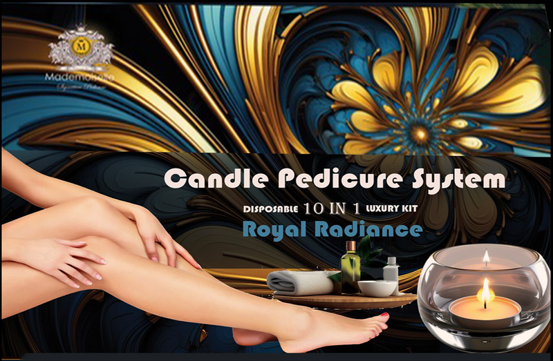 Mademoiselle 10in1 Candle Pedicure Spa, Royal Radiance