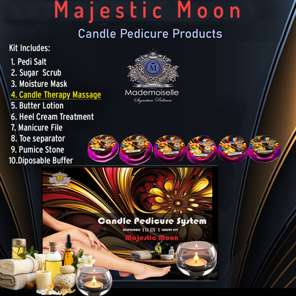 Mademoiselle 10in1 Candle Pedicure Spa Majestic Moon