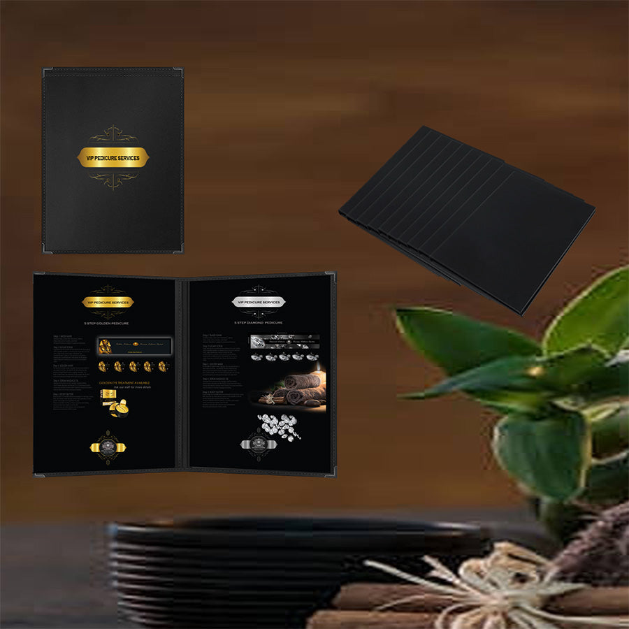 Mademoiselle Menu Book Leather