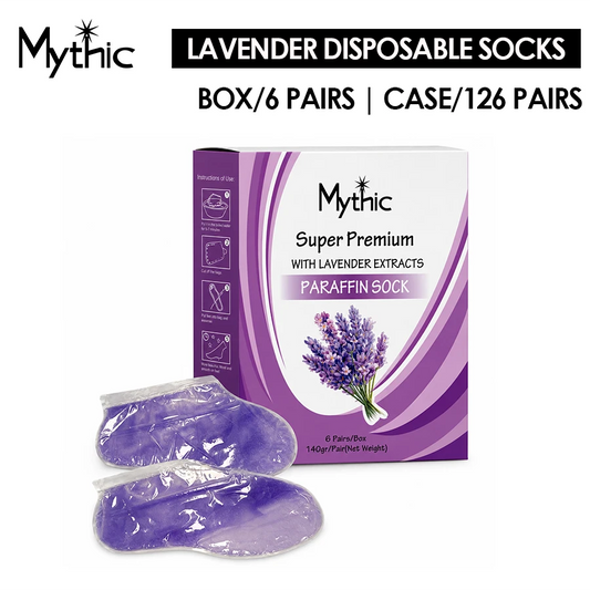 Mythic Disposable Paraffin Socks - Lavender