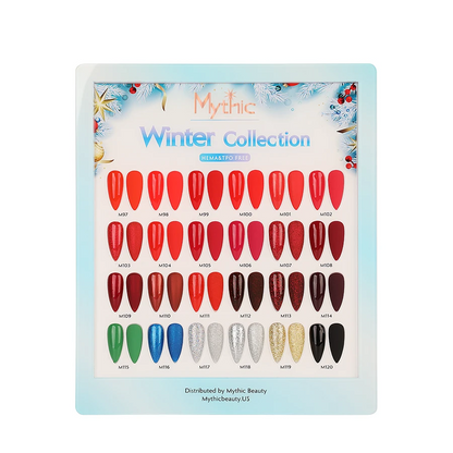 Mythic Winter Collection 24 colors (#97 - #120) + Color Chart