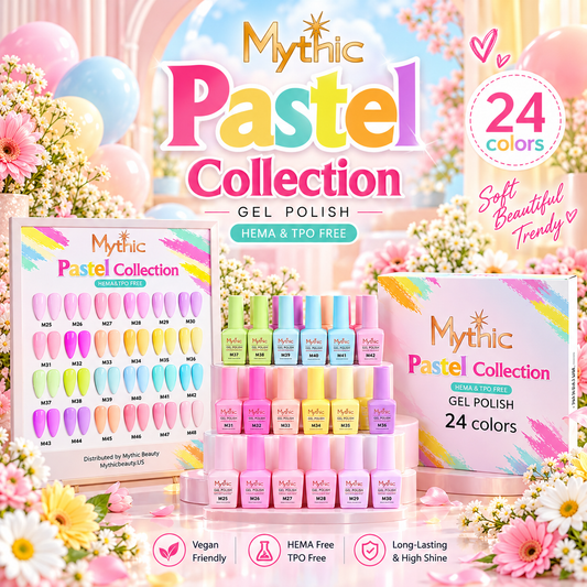 Mythic Gel Pastel Collection - 24 colors x $6 with Color Chart included