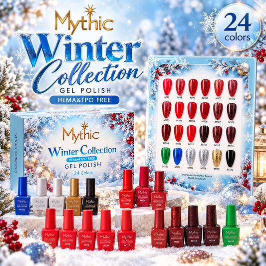 Mythic Gel Winter Collection - 24 colors x $6 with Color Chart included