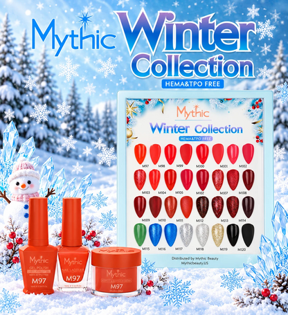 Mythic Winter Collection 24 colors (#97 - #120) + Color Chart