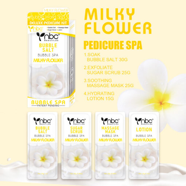 NBC - Bubble World Spa Kit (4 Step) Milky Flower