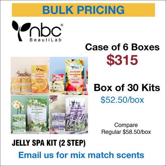 NBC - Jelly Spa Kit (2 Step) Case of 6 Boxes