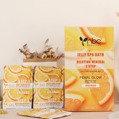 NBC - Jelly Spa Kit (2 Step) Orange 1 Box with 30 kits