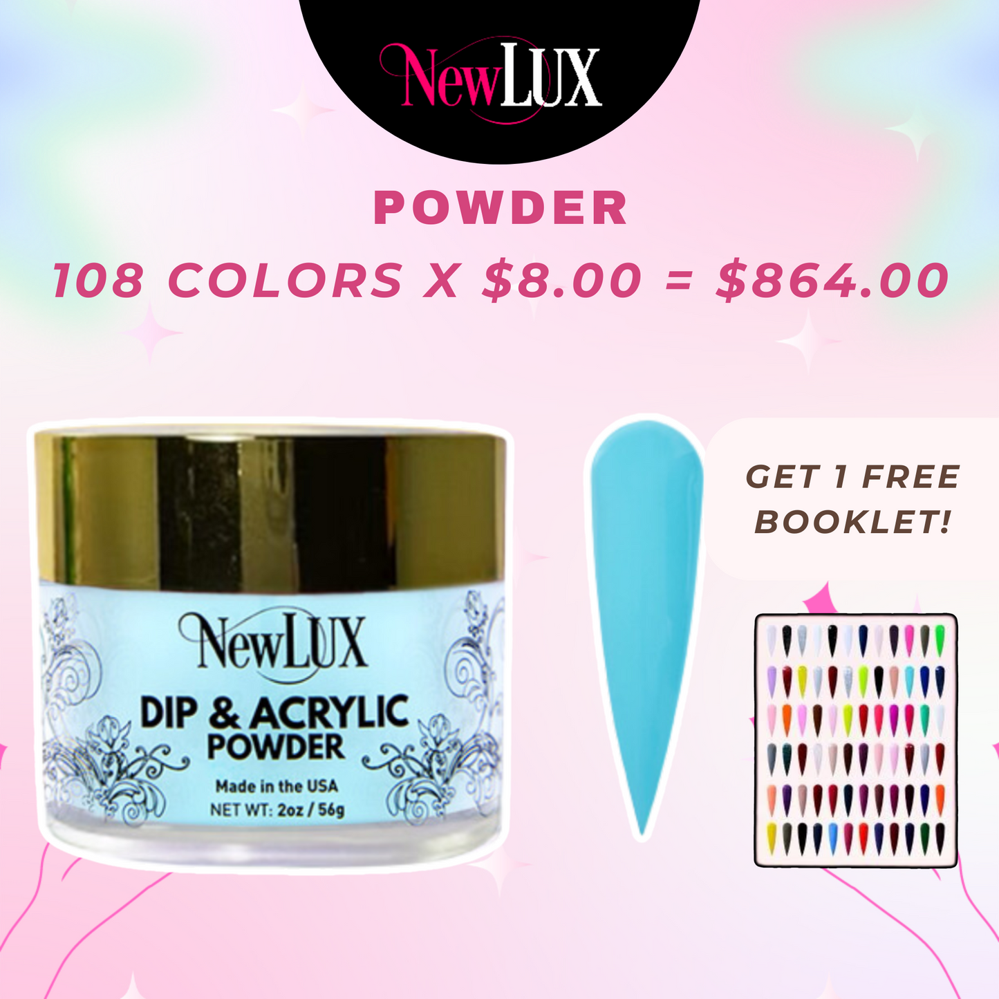 Buy NewLux Powder  Collection: Powder (Dip+Acrylic) 2oz.