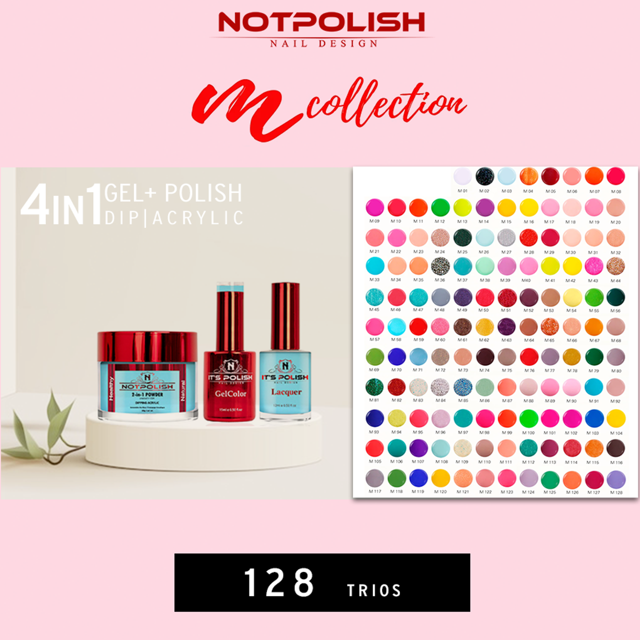 NotPolish Combo - 128 colors (#M001-#M128)($18 each combo)