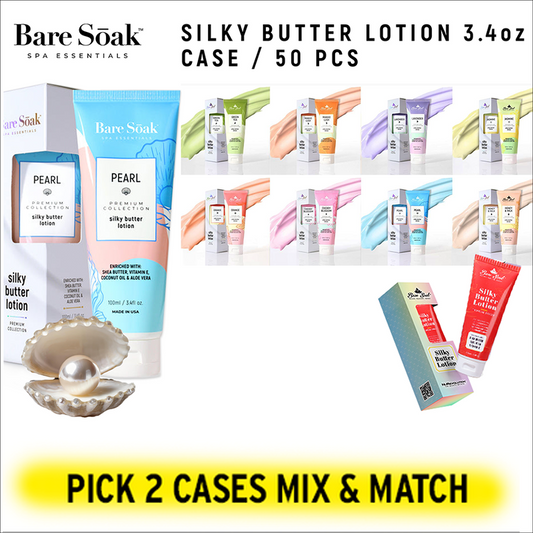 Bare Soak Lotion 3.4oz Case/50pcs - BOGO Mix & Match