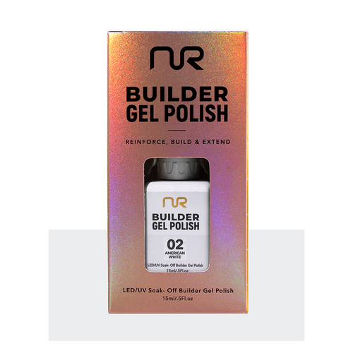 NR BUILDER GEL .5OZ - #02 AMERICAN WHITE