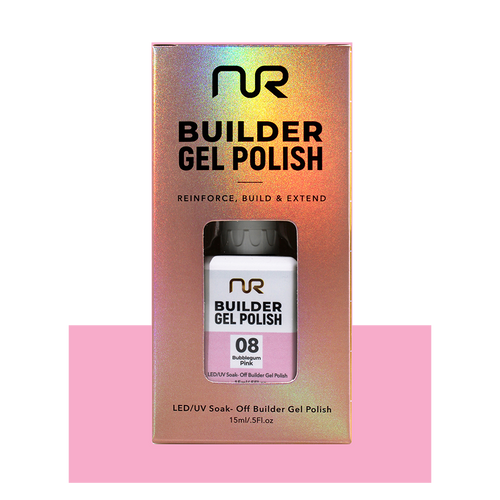 NR BUILDER GEL .5OZ - #08 BUBBLEGUM PINK