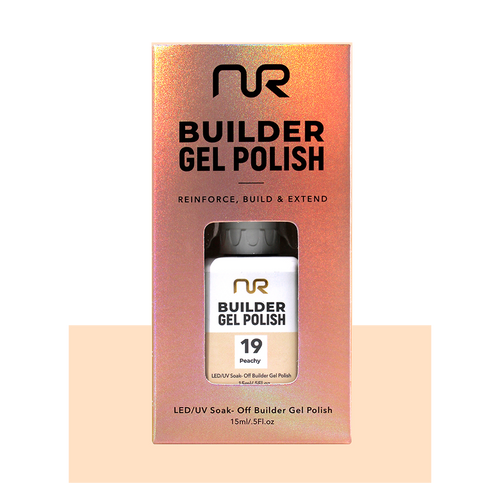 NR BUILDER GEL .5OZ - #19 PEACHY