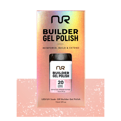 NR BUILDER GEL .5OZ - #20 COPPER SPARKLE