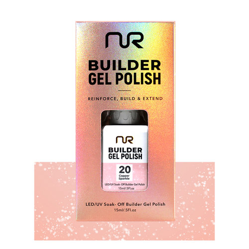 NR BUILDER GEL .5OZ - #20 COPPER SPARKLE