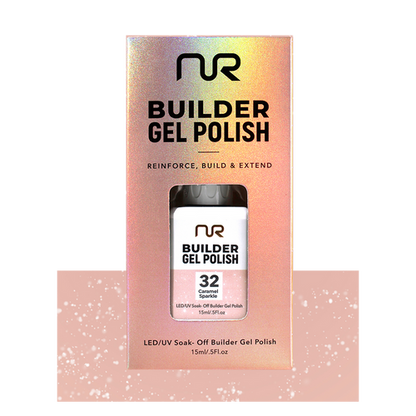 NR BUILDER GEL .5OZ - #32 CARAMEL SPARKLE