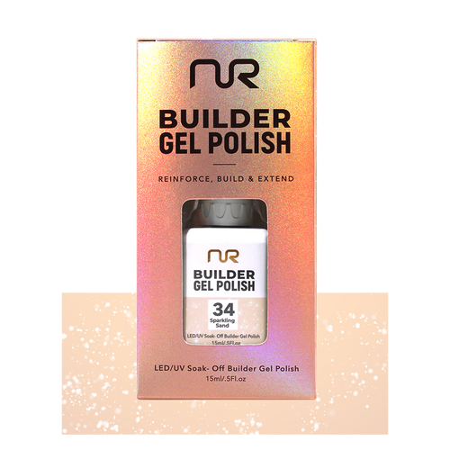 NR BUILDER GEL .5OZ - #34 SPARKLING SAND