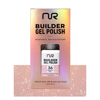 NR BUILDER GEL .5OZ - #36 GLISTENING ROSE