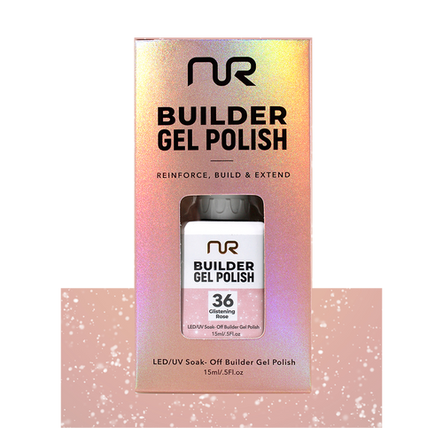 NR BUILDER GEL .5OZ - #36 GLISTENING ROSE