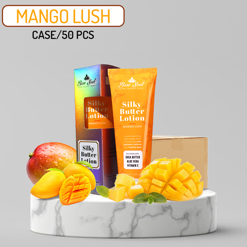 BARE SOAK LOTION 3.4OZ - MANGO LUSH CASE/50PCS