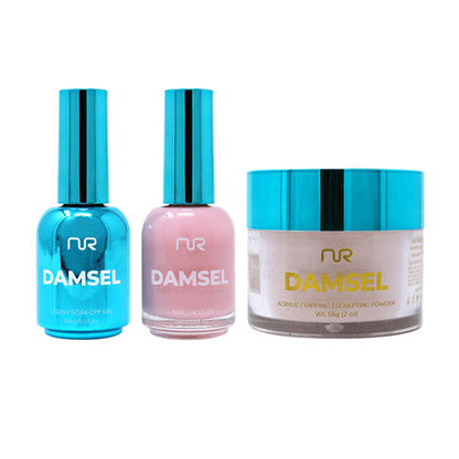 NR LAVISH 4IN1:GEL+LACQUER+DIP|ACRYLIC - #LMS18 KISS AND NOT TELL