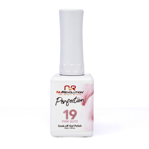 NR PERFECTION GEL #PFG019 PINK GLITZ