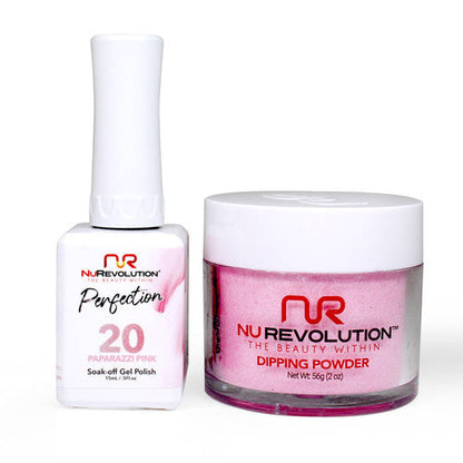 NR PERFECTION SET: GEL + DIP|ACRYLIC -#PFS020 PAPARAZZI PINK