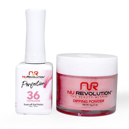 NR PERFECTION SET: GEL + DIP|ACRYLIC -#PFS036 COTILLION