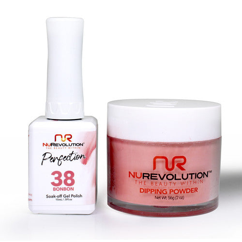 NR PERFECTION SET: GEL + DIP|ACRYLIC -#PFS038 BONBON