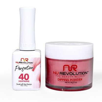 NR PERFECTION SET: GEL + DIP|ACRYLIC -#PFS040 HEATWAVE