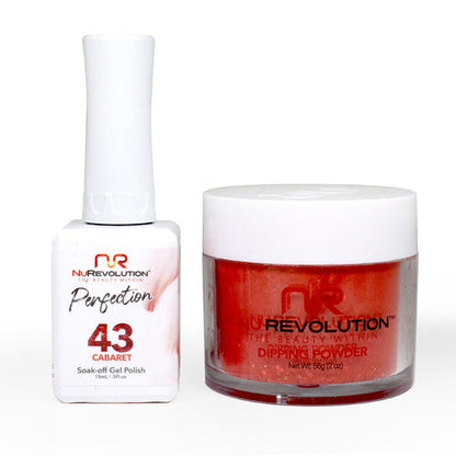 NR PERFECTION SET: GEL + DIP|ACRYLIC -#PFS043 CARBARET