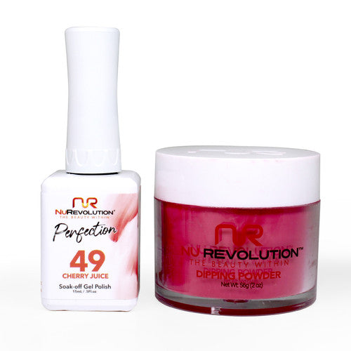 NR PERFECTION SET: GEL + DIP|ACRYLIC -#PFS049 CHERRY JUICE