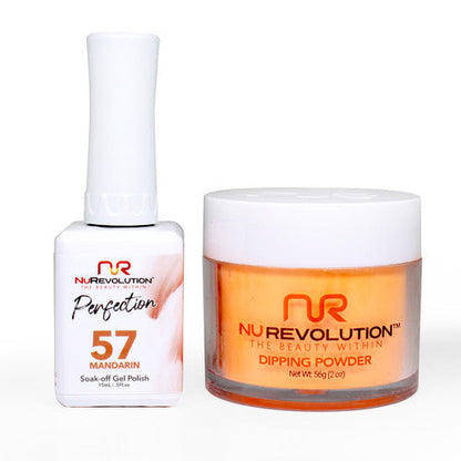 NR PERFECTION SET: GEL + DIP|ACRYLIC -#PFS057 MANDARIN