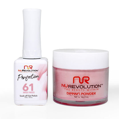 NR PERFECTION SET: GEL + DIP|ACRYLIC -#PFS061 MISS MISS