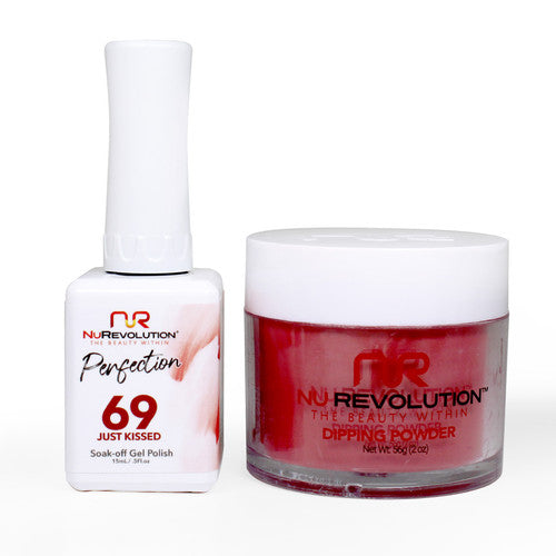 NR PERFECTION SET: GEL + DIP|ACRYLIC -#PFS069 JUST KISSED