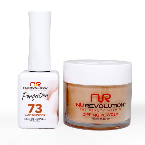 NR PERFECTION SET: GEL + DIP|ACRYLIC -#PFS073 COPPER PENNY