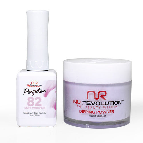 NR PERFECTION SET: GEL + DIP|ACRYLIC -#PFS082 SOFT WHISPER