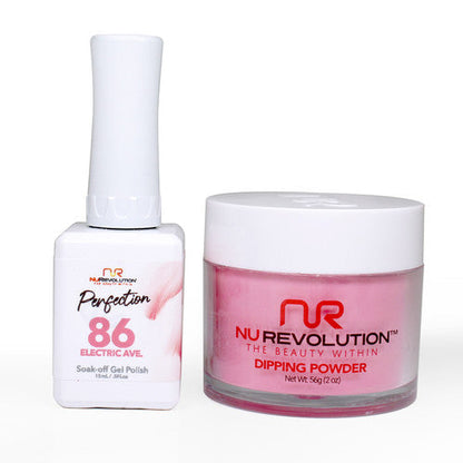 NR PERFECTION SET: GEL + DIP|ACRYLIC -#PFS086 ELECTRIC AVE.